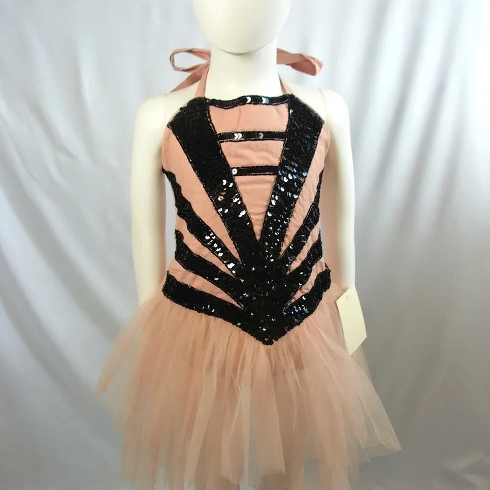 Tutu Du Monde Black and pink tutu with snaps underneath